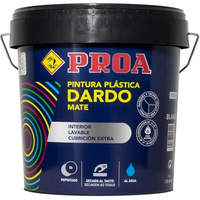 Tinta Branca Dardo para Interior - Fosco, 4L - Decoração Interna Tinta Branca Dardo para Interior - Fosco, 4L - Decoração Interna