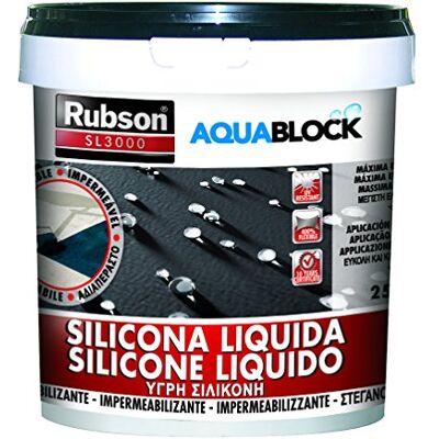 Rubson - Aquablock - Preto - 25 kg - Selante de silicone Rubson - Aquablock - Preto - 25 kg - Selante de silicone