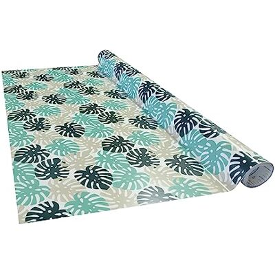 Venilia Película adesiva, Tropical Monstera Jungle Petróleo, 45cm x 2m, Espessura 95μ, Vinil autoadesivo para móveis ou cozinha, papel de parede decorativo, PVC sem ftalatos, Fabricado na UE Venilia Película adesiva, Tropical Monstera Jungle Petróleo, 45cm x 2m, Espessura 95μ, Vinil autoadesivo para móveis ou cozinha, papel de parede decorativo, PVC sem ftalatos, Fabricado na UE