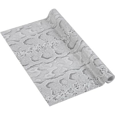 Venilia Película adesiva, Serpentina Snake ótica Cinza, 45cm x 1,5m, Espessura 350µ, Vinil autoadesivo para móveis ou cozinha, papel de parede decorativo, PVC sem ftalatos, Fabricado na UE Venilia Película adesiva, Serpentina Snake ótica Cinza, 45cm x 1,5m, Espessura 350µ, Vinil autoadesivo para móveis ou cozinha, papel de parede decorativo, PVC sem ftalatos, Fabricado na UE