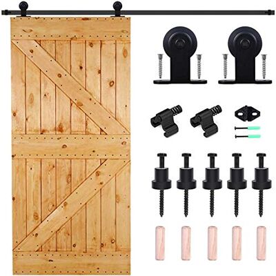 CCJH 1,67M/5,5FT Calha para Porta Deslizante Kit de Acessórios para Portas Deslizantes calha para porta deslizante tipo celeiro CCJH 1,67M/5,5FT Calha para Porta Deslizante Kit de Acessórios para Portas Deslizantes calha para porta deslizante tipo celeiro