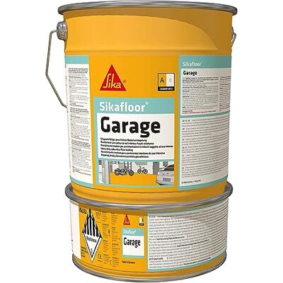 SIKA Resina epóxi floor Garage, pintura de chão interior especial garagem, 6 kg, cinzento pederneira (cerca de RAL 7032) SIKA Resina epóxi floor Garage, pintura de chão interior especial garagem, 6 kg, cinzento pederneira (cerca de RAL 7032)