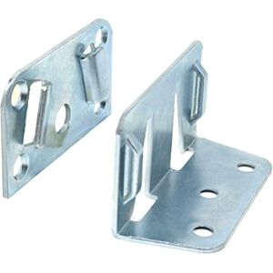 Design61 Conjunto completo de 2 conectores de feixe central, ferragens de cama, ganchos para cama de aço galvanizado Design61 Conjunto completo de 2 conectores de feixe central, ferragens de cama, ganchos para cama de aço galvanizado