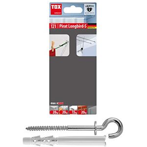 TOX H-TFS-L PIRAT Taco com gancho de 8 x 80 mm (2) TOX H-TFS-L PIRAT Taco com gancho de 8 x 80 mm (2)