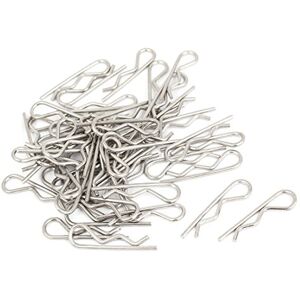 uxcell sourcing map Passador de clipe de chaveta em forma de R de aço inoxidável de 1,5 x 33 mm tom prateado (50 peças) uxcell sourcing map Passador de clipe de chaveta em forma de R de aço inoxidável de 1,5 x 33 mm tom prateado (50 peças)