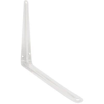 Merriway Bulk Hardware London Suportes para prateleira (aço, 30,4 x 25,4 cm), cor branca Merriway Bulk Hardware London Suportes para prateleira (aço, 30,4 x 25,4 cm), cor branca