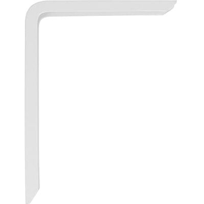 Amig Piaçaba para estantes de parede moldura metálica para prateleiras ângulo para prateleiras suporte para estantes alumínio cor branca Medida: 200 x 150 mm peso máximo. Recomendado Amig Piaçaba para estantes de parede moldura metálica para prateleiras ângulo para prateleiras suporte para estantes alumínio cor branca Medida: 200 x 150 mm peso máximo. Recomendado