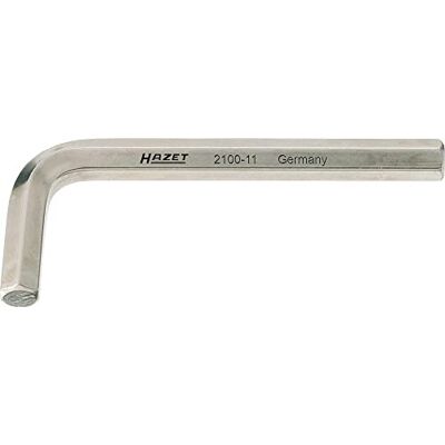 Hazet Chave hexagonal em L , tamanho da chave: 7 mm, superfície: niquelada, saída: perfil hexagonal interior, especialmente adequada para junções aparafusadas de difícil acesso Hazet Chave hexagonal em L , tamanho da chave: 7 mm, superfície: niquelada, saída: perfil hexagonal interior, especialmente adequada para junções aparafusadas de difícil acesso