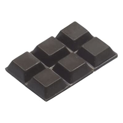 Amig Conjunto de 32 almofadas protetoras autocolantes de PVC, antiderrapantes e absorvem impactos, para móveis e paredes, castanho, 12 x 12 mm, cloreto de olivinil Amig Conjunto de 32 almofadas protetoras autocolantes de PVC, antiderrapantes e absorvem impactos, para móveis e paredes, castanho, 12 x 12 mm, cloreto de olivinil