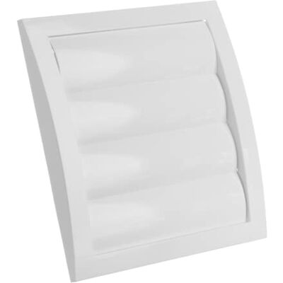 EUROPLAST Ø 150 mm Grelha de ventilação mosquiteira, grelha de ventilação com lâminas móveis, plástico ABS branco EUROPLAST Ø 150 mm Grelha de ventilação mosquiteira, grelha de ventilação com lâminas móveis, plástico ABS branco