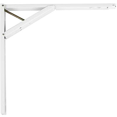 Amig Piaçaba para estantes de parede moldura metálica para prateleiras ângulo para prateleiras suporte para estantes aço cor cinza metal Medida: 400 mm peso máximo. Recomendado: 80 kg Amig Piaçaba para estantes de parede moldura metálica para prateleiras ângulo para prateleiras suporte para estantes aço cor cinza metal Medida: 400 mm peso máximo. Recomendado: 80 kg