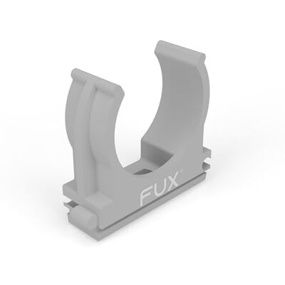 FUX 10 abraçadeiras M16-M50, 16 mm 50 mm, suporte para tubos, plástico para tubo de Isor, tubo de barra, cabo vácuo anreihbar e adequado para aparafusar (M25, 25 mm cinzento claro) FUX 10 abraçadeiras M16-M50, 16 mm 50 mm, suporte para tubos, plástico para tubo de Isor, tubo de barra, cabo vácuo anreihbar e adequado para aparafusar (M25, 25 mm cinzento claro)