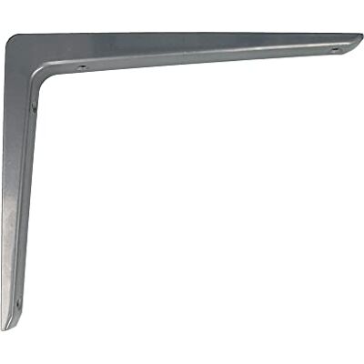 Amig Ângulo para estantes de parede, quadro metálico para azulejos, pala para prateleiras, suporte, aço, cor cinzento metalizado, medidas: 200 x 150 mm, peso máximo. Recomendado: 45 kg Amig Ângulo para estantes de parede, quadro metálico para azulejos, pala para prateleiras, suporte, aço, cor cinzento metalizado, medidas: 200 x 150 mm, peso máximo. Recomendado: 45 kg