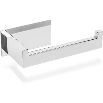 ECENCE Portarrollos Papel Higiénico Adhesivo Baño en Cromo Aço inoxidável 304, incluindo material de montagem, suporte de papel higiénico ECENCE Portarrollos Papel Higiénico Adhesivo Baño en Cromo Aço inoxidável 304, incluindo material de montagem, suporte de papel higiénico