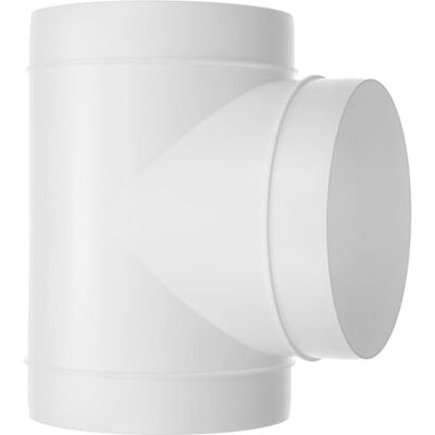 Vent Systems Conector de canal Ø 150 mm adaptador de mangueira de 3 vias ABS Plastic/Splinter para mangueira tubo redondo com conector de tubo de ar-Exhatio T-Connector conexão de 3 vias Vent Systems Conector de canal Ø 150 mm adaptador de mangueira de 3 vias ABS Plastic/Splinter para mangueira tubo redondo com conector de tubo de ar-Exhatio T-Connector conexão de 3 vias