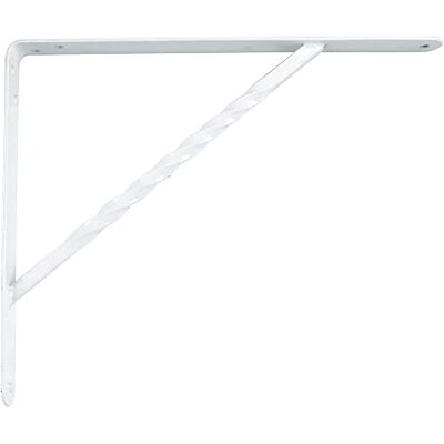 Amig Esquadro de metal para prateleiras de parede Ângulo para prateleiras Suporte de estante Aço Cor: Branco Dimensão: 150x125 mm Peso máximo recomendado: 300 Kg Amig Esquadro de metal para prateleiras de parede Ângulo para prateleiras Suporte de estante Aço Cor: Branco Dimensão: 150x125 mm Peso máximo recomendado: 300 Kg