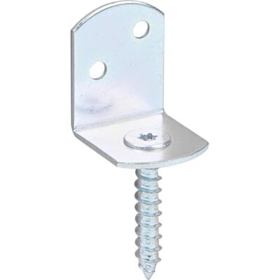 Alberts Esquadra roscada para treliça em forma de L, em modelos diferentes, galvanizado, passivo com camada grossa, altura total 83 mm, conjunto de 24 Alberts Esquadra roscada para treliça em forma de L, em modelos diferentes, galvanizado, passivo com camada grossa, altura total 83 mm, conjunto de 24