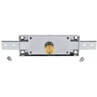 DOJA Barcelona DOJA Industrial Fechadura para porta de rolo, cilindro de 60 mm, 1 unidade, aço galvanizado, fechadura com chave, Uso: Fechaduras para portas, persianas enroláveis, porta de garagem DOJA Barcelona DOJA Industrial Fechadura para porta de rolo, cilindro de 60 mm, 1 unidade, aço galvanizado, fechadura com chave, Uso: Fechaduras para portas, persianas enroláveis, porta de garagem
