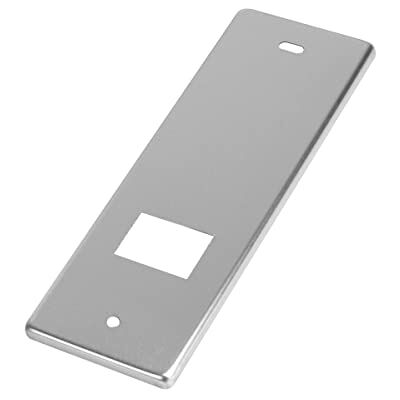Schellenberg - 10308 - prata - espaçamento de furos 13,5 cm - placa de cobertura Schellenberg - 10308 - prata - espaçamento de furos 13,5 cm - placa de cobertura