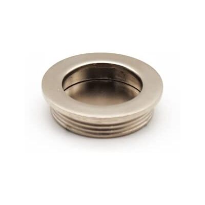 DOJA Barcelona DOJA Puxador de porta interior dourado, Ø 40,5 x 10 mm, 4 unidades, maçaneta redonda embutida, para portas de correr e gavetas DOJA Barcelona DOJA Puxador de porta interior dourado, Ø 40,5 x 10 mm, 4 unidades, maçaneta redonda embutida, para portas de correr e gavetas