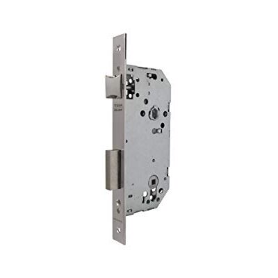 tesa Assa Abloy Fechadura para portas de madeira com cilindro níquel entrada 50 mm, frente quadrada 2034 tesa Assa Abloy Fechadura para portas de madeira com cilindro níquel entrada 50 mm, frente quadrada 2034
