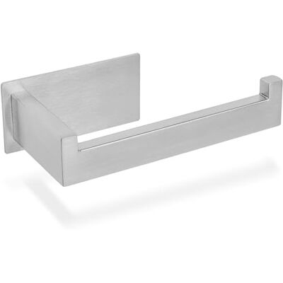 ECENCE Portarrollos Papel Higiénico Adhesivo Baño en Cepillado Aço inoxidável 304, incluindo material de montagem, suporte de papel higiénico ECENCE Portarrollos Papel Higiénico Adhesivo Baño en Cepillado Aço inoxidável 304, incluindo material de montagem, suporte de papel higiénico