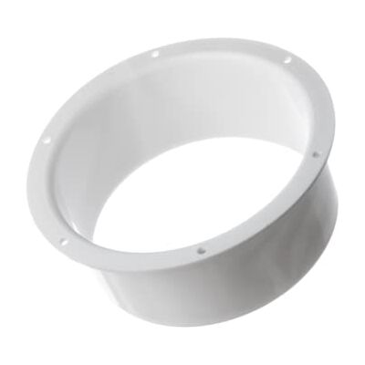 EUROPLAST Conector de flange de parede de 150 mm de diâmetro para tubo de ventilação, passo de parede flange conexão à parede EUROPLAST Conector de flange de parede de 150 mm de diâmetro para tubo de ventilação, passo de parede flange conexão à parede