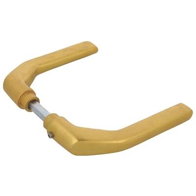 Conjunto de Maçanetas de Porta Interior AMIG - Modelo 2113 - Design Simples e Elegante - 130x61mm - Quadrado 8mm - Acabamento em Ouro - Ergonômico Conjunto de Maçanetas de Porta Interior AMIG - Modelo 2113 - Design Simples e Elegante - 130x61mm - Quadrado 8mm - Acabamento em Ouro - Ergonômico