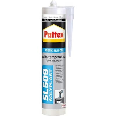 Pattex - SL509 - Preto - 250-300°C - Silicone sealant Pattex - SL509 - Preto - 250-300°C - Silicone sealant