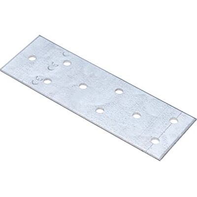 Keple Conector plano de 40 x 120 x 2 mm placa de união plana galvanizada travessas exploração pesada de madeira suportes universais para fixação de madeira conector de reparação (10 peças) Keple Conector plano de 40 x 120 x 2 mm placa de união plana galvanizada travessas exploração pesada de madeira suportes universais para fixação de madeira conector de reparação (10 peças)