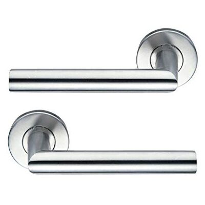 Bricard Tempo Disco Puxadores de porta com roseta (aço inoxidável, 7 mm) Bricard Tempo Disco Puxadores de porta com roseta (aço inoxidável, 7 mm)