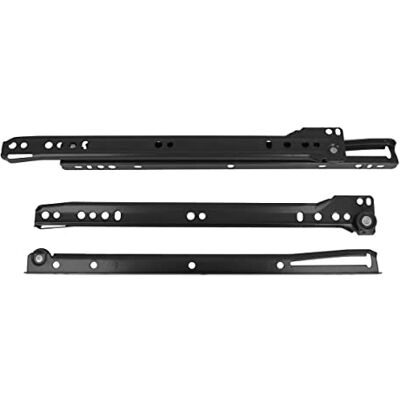 Amig Conjunto de 2 Guias Corrediças Metálicas com rodas Trilhos para Gavetas de Móveis, Cômodas ou Armários Aço Cor Preto Resistência de carga: 18 Kg/Par Dimensões: 400 mm Amig Conjunto de 2 Guias Corrediças Metálicas com rodas Trilhos para Gavetas de Móveis, Cômodas ou Armários Aço Cor Preto Resistência de carga: 18 Kg/Par Dimensões: 400 mm