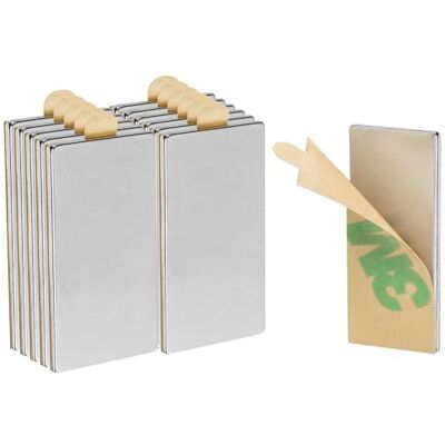 ECENCE Ímanes de neodímio 20 peças Ímanes quadrados autocolantes 20 x 10 x 1 mm revestimento NiCuNi ímanes quadrados ECENCE Ímanes de neodímio 20 peças Ímanes quadrados autocolantes 20 x 10 x 1 mm revestimento NiCuNi ímanes quadrados