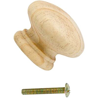 Merriway Manípulo da porta 38 mm pinho (embalagem de 10) Merriway Manípulo da porta 38 mm pinho (embalagem de 10)