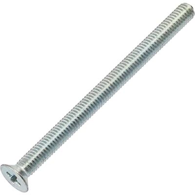AERZETIX C59944 Conjunto de 50 parafusos de metal M3 x 40 mm com cabeça fresada PH1 DIN 965 em aço carbono dureza 4.8 acabamento galvanizado para fixação de parafusos e montagem de AERZETIX C59944 Conjunto de 50 parafusos de metal M3 x 40 mm com cabeça fresada PH1 DIN 965 em aço carbono dureza 4.8 acabamento galvanizado para fixação de parafusos e montagem de