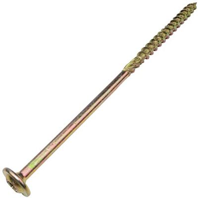 AERZETIX Conjunto de 100 parafusos para madeira Ø5x120mm cabeça larga arredondada ranhura estrela T25 latão de aço C48345 AERZETIX Conjunto de 100 parafusos para madeira Ø5x120mm cabeça larga arredondada ranhura estrela T25 latão de aço C48345