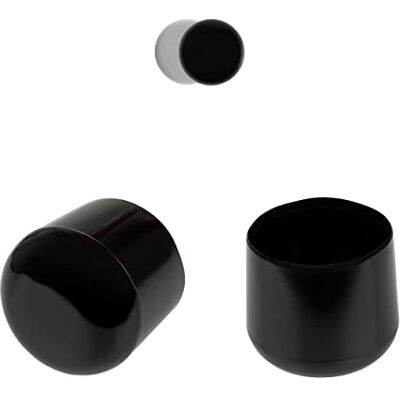 FUX 10 peças de tampas de plástico redondas para tubos, tamanhos de 63 mm a 90 mm, protetor pernas cadeiras, tacos, conteiras, topes, tampa (para tubos ø-exterior: 90-91 mm / 3 polegadas) FUX 10 peças de tampas de plástico redondas para tubos, tamanhos de 63 mm a 90 mm, protetor pernas cadeiras, tacos, conteiras, topes, tampa (para tubos ø-exterior: 90-91 mm / 3 polegadas)