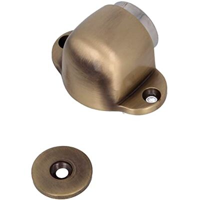 Amig Tampa magnética para portas, 44 x 40 mm, fixação ao chão através de 2 parafusos, retentor para proteger paredes contra choques e rasgões, evita portas, couro Zamak Amig Tampa magnética para portas, 44 x 40 mm, fixação ao chão através de 2 parafusos, retentor para proteger paredes contra choques e rasgões, evita portas, couro Zamak