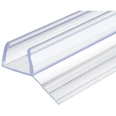 Gedotec Junta de substituição de 135° para chuveiro de 10 a 12 mm, junta de porta de vidro de 200 cm para divisórias de vidro, portas de correr, etc. PVC transparente, perfil de vedação encurtável Gedotec Junta de substituição de 135° para chuveiro de 10 a 12 mm, junta de porta de vidro de 200 cm para divisórias de vidro, portas de correr, etc. PVC transparente, perfil de vedação encurtável