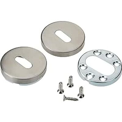 Bricard Tempo Roseta para porta de entrada (aço inoxidável), 6 Bricard Tempo Roseta para porta de entrada (aço inoxidável), 6