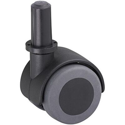 Metafranc Roda de diâmetro duplo, pino e manga, TPR, rolamento de deslizamento, Ø 40 mm Metafranc Roda de diâmetro duplo, pino e manga, TPR, rolamento de deslizamento, Ø 40 mm