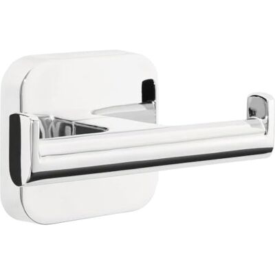 tesa Gancho duplo elegaant, autoadesivo, metal cromado, design exclusivo tesa Gancho duplo elegaant, autoadesivo, metal cromado, design exclusivo