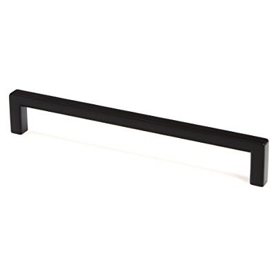 Gedotec Puxadores de móveis de metal sólido, 10 unidades, para armários de cozinha, inclui material de fixação, SIDO, cor preta, LA: 192 mm, puxadores de porta para armários, armário, móveis Gedotec Puxadores de móveis de metal sólido, 10 unidades, para armários de cozinha, inclui material de fixação, SIDO, cor preta, LA: 192 mm, puxadores de porta para armários, armário, móveis