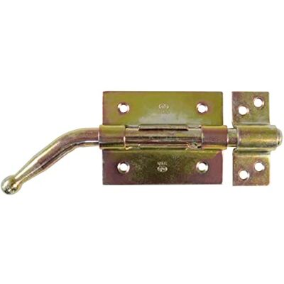 Amig Pino de sobreposição 500 x 67 mm Adequado em portas de passagem de madeira trava para casa de banho, quarto ou escritório ferrolho de segurança aço cromado Amig Pino de sobreposição 500 x 67 mm Adequado em portas de passagem de madeira trava para casa de banho, quarto ou escritório ferrolho de segurança aço cromado