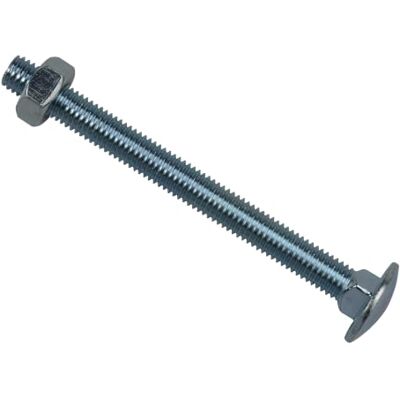 Forgefix parafuso e porca cinzadas M10 x 130 mm, pacote de 10 peças Forgefix parafuso e porca cinzadas M10 x 130 mm, pacote de 10 peças
