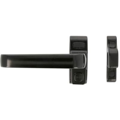 Amig Maçaneta de bloqueio para portas e janelas Mod. 122 x 70 mm, Roseta esquerda portas de interior e janelas, sem quadrado, alumínio preto Amig Maçaneta de bloqueio para portas e janelas Mod. 122 x 70 mm, Roseta esquerda portas de interior e janelas, sem quadrado, alumínio preto