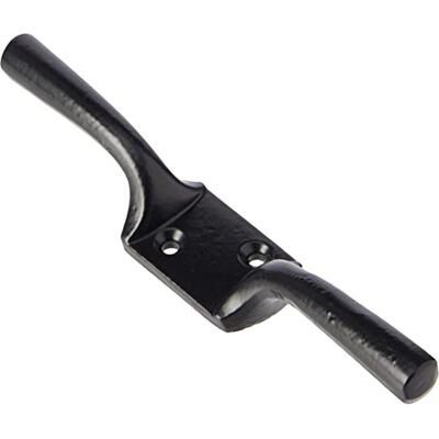 Merriway Gancho duplo (150 mm, lacado), preto Merriway Gancho duplo (150 mm, lacado), preto