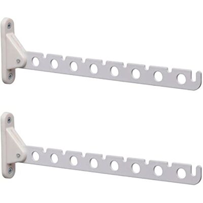 PRIOstahl Gancho para roupa (dobrável, 310 mm, 1-10 unidades), branco PRIOstahl Gancho para roupa (dobrável, 310 mm, 1-10 unidades), branco