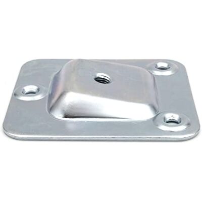 Design61 Conjunto de 4 placas de montagem inclinadas de 10°, rosca M6 para pernas de sofás, pernas de mesa, cadeiras, pernas de móveis, placas de fixação, pernas de sofá Design61 Conjunto de 4 placas de montagem inclinadas de 10°, rosca M6 para pernas de sofás, pernas de mesa, cadeiras, pernas de móveis, placas de fixação, pernas de sofá