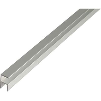 Alberts 0 Perfil de ângulo, modelo de autopressão, alumínio, anodizado prateado, 1000 x 22,5 x 43 mm Alberts 0 Perfil de ângulo, modelo de autopressão, alumínio, anodizado prateado, 1000 x 22,5 x 43 mm